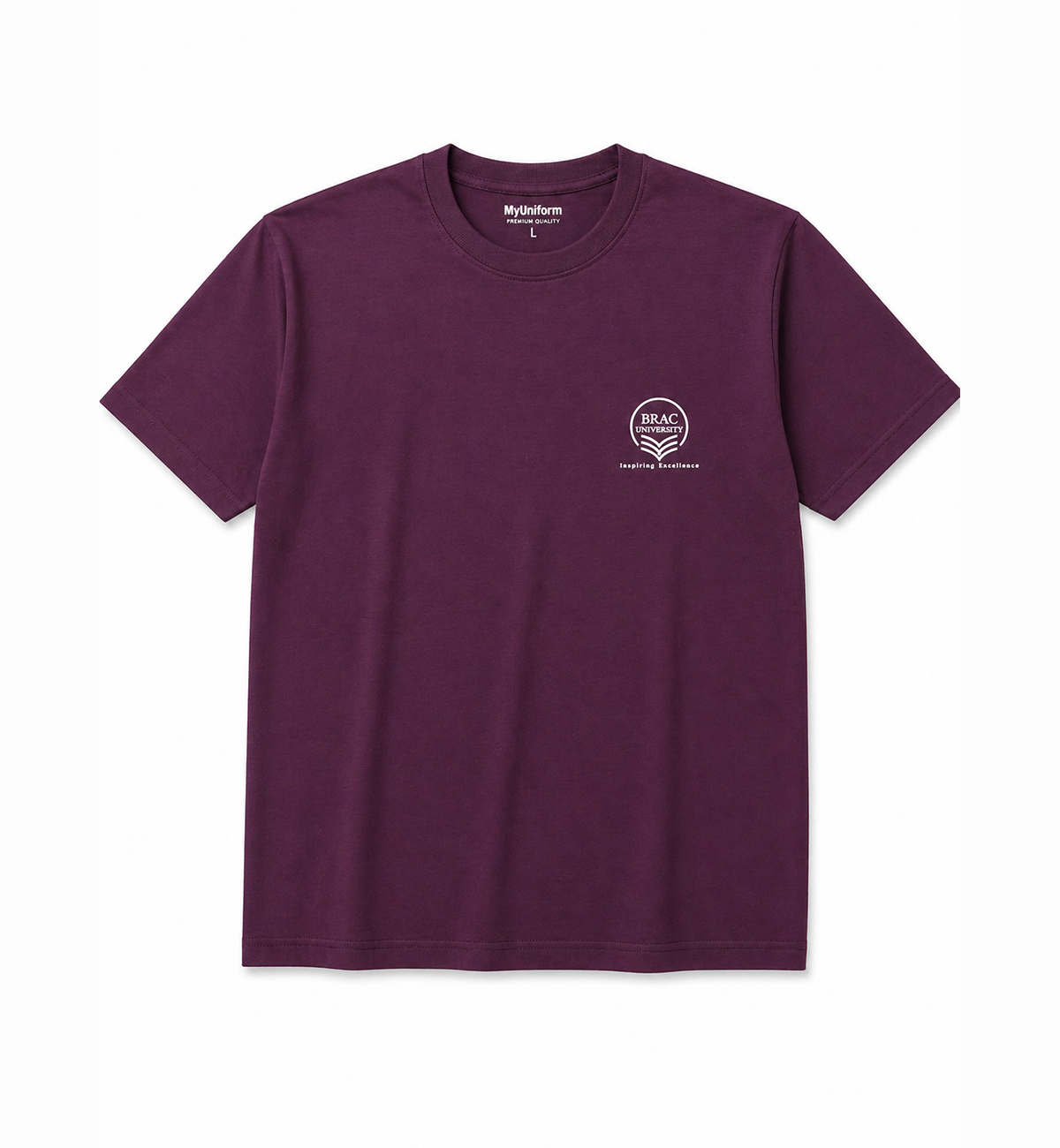 T Shirt (Maroon) Maroon T-shirt - Image 1