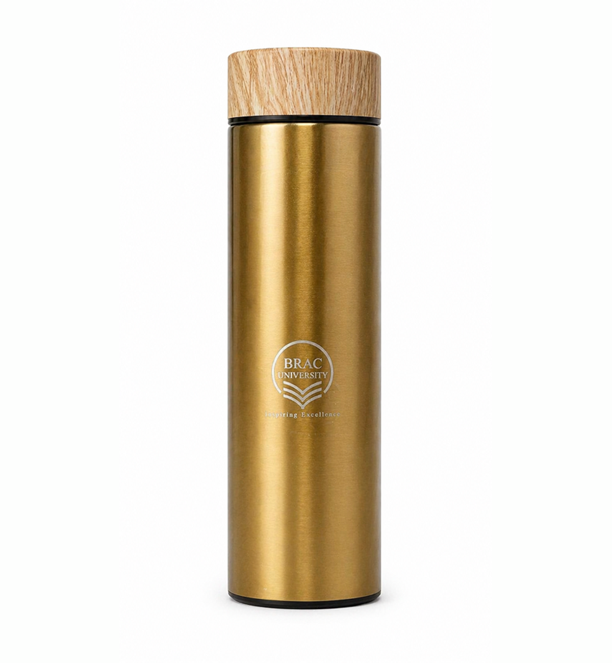 Thermos (Gold Wood) Bronze Flask - Image 1