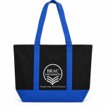 Black Blue Tote Bag