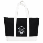 White Black Tote Bag