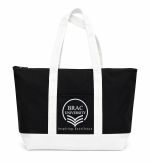 White Black Tote Bag