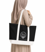 White Black Tot Bag - Image 2