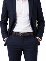 Leather Belt Chocolate Color - Image 2