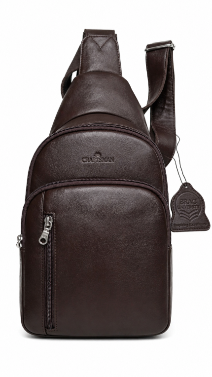 Leather Shoulderbag brown